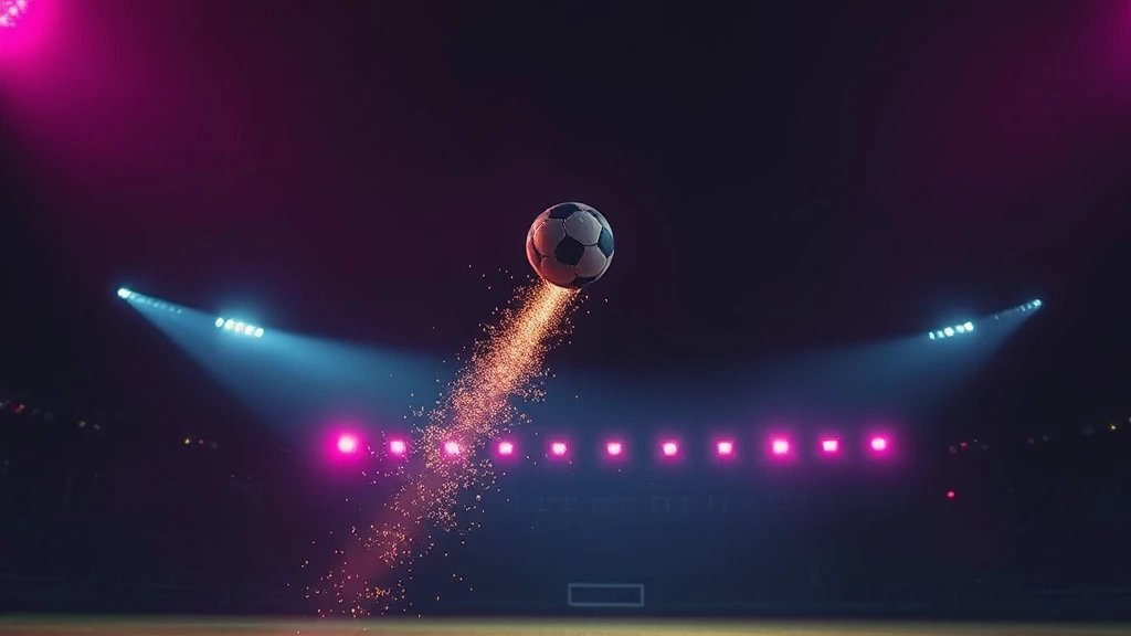 A ball climbing a light trail that breaks off in mid-air
